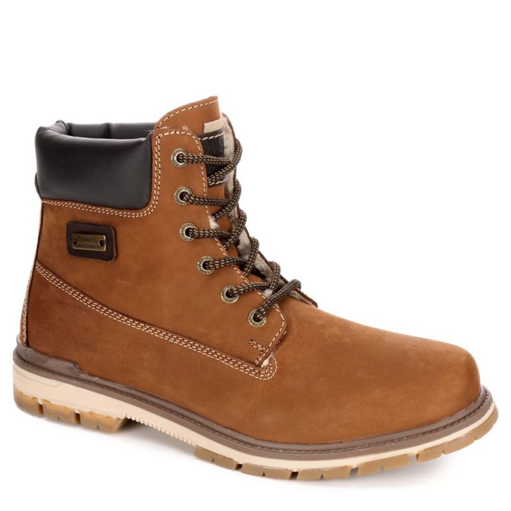 AM Shoes Mens Casual Lace Up Work Boots